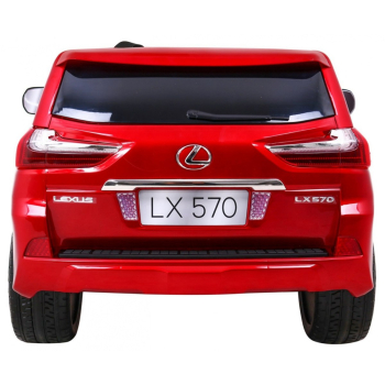 Lexus LX570 Lakierowane Autko dla 2 dzieci Czerwony SUV + Pilot